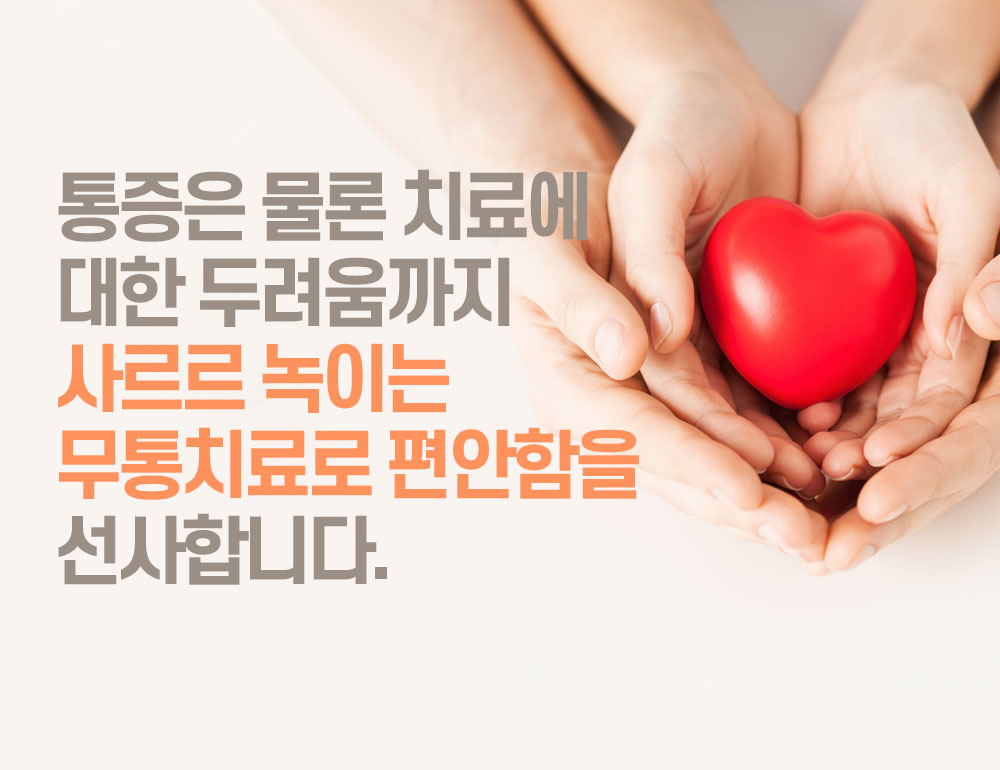 믿을 수 있는 따뜻한 민들레치과 배너 이미지